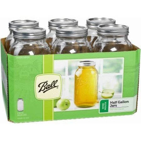 RUBBERMAID Ball 6PK 12GAL WM Jar 68100